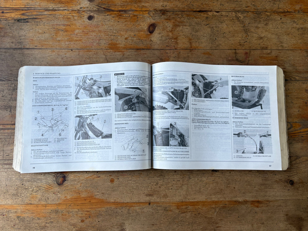 Honda CRF450R Owner’s Maintenance Manual – Genuine Honda – Multilingual