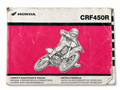 Honda CRF450R Owner’s Maintenance Manual – Genuine Honda – Multilingual